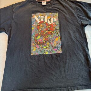 Nike Black Snack T-Shirt Multicolor Graphic Men's Tee